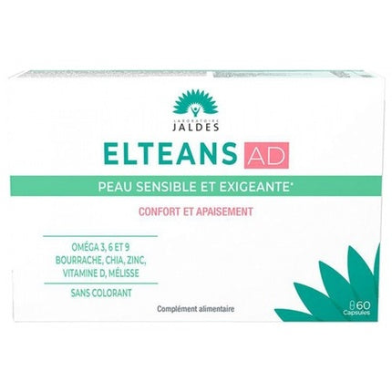 Jaldes Elteans Ad Sensitive and Demanding Skin 60 Capsules Nutrition