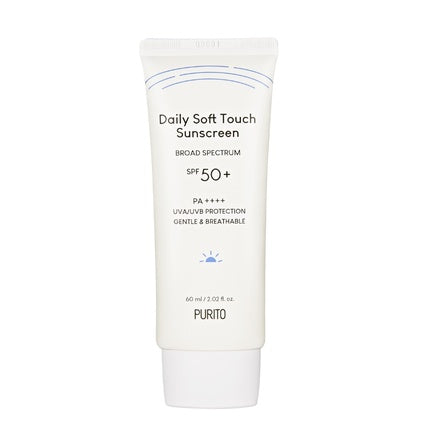 Purito Daily Soft Touch Sunscreen Spf 50+ Pa++++ Daily Sunscreen With Ceramides 60ml