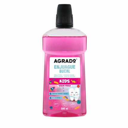 Agrado Agrado Mouthwash Kids Strawberry 500ml
