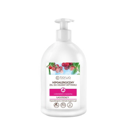 Barwa Hypoallergenic Moisturizing Gel For Intimate Hygiene Cranberry 500ml