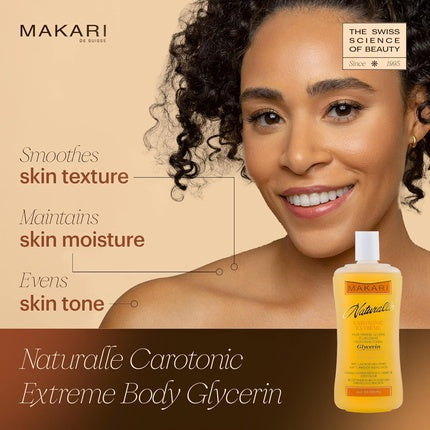Makari Naturalle Carotonic Extreme Body Glycerin 16.6 Oz - Helps Brighten Skin