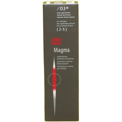WELLA Magma By Blondor Pigmented Lightener Hair Colour 39+ Gold Cendre 120ml