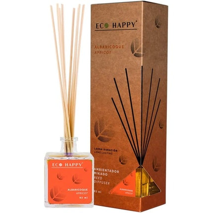 ECO HAPPY Mikado Room Fragrance Air Freshener 95ml Apricots