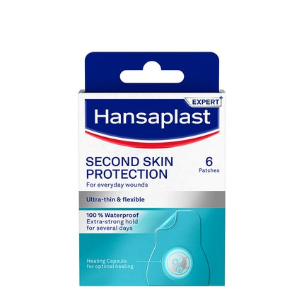 Hansaplast Second Skin Protection Hydrocolloid Dressings - 6 Units
