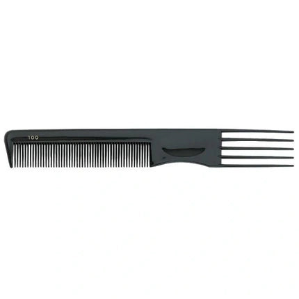 Sibel Plastic Fork Comb 100 Black