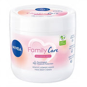 Nivea Family Care Sensitive Skin Light Moisturizing Cream For Face, Body, And Hands 450ml