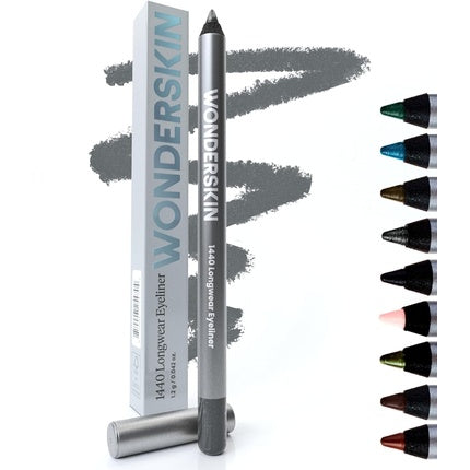 Wonderskin 1440 Longwear Blue Glitter Eyeliner Pencil Waterproof Smudge Proof Oyster Blue