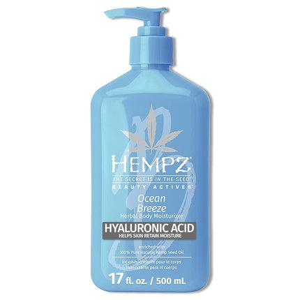 Hempz Ocean Breeze Limited Edition Body Lotion Daily Moisturizing Cream with Shea