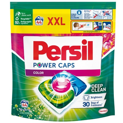 Persil Xxl Power Caps Color Laundry Capsules For Colored Fabrics - 44 Pieces
