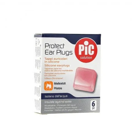 Pic Protect Moldable Silicone Earplugs 6 Units