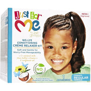 Just For Me No-Lye Conditioning Creme Relaxer Kit Regular