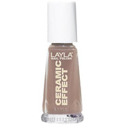 Layla Cosmetics 1243R23-020 Ceramic Effect Nail Polish Mocha 0.01l