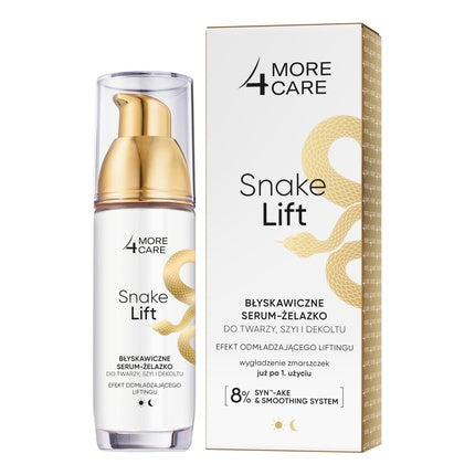 More4care Snake Lift Instant Serum - Iron For Face, Neck, And Decollete 35ml
