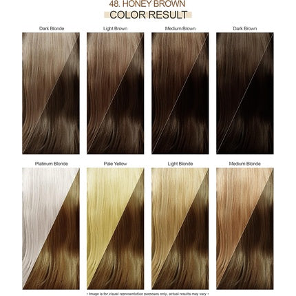 Shining Semi-Permanent Hair Color Honey Brown 48 118ml