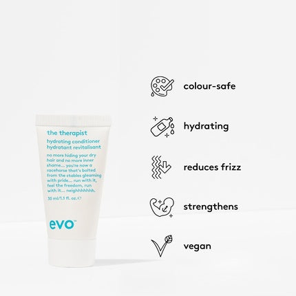 Evo The Therapist Hydrating Conditioner - Hydrates, Strengthens and Softens