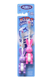 Active Oral Care Kids Quick Brush 3-6 Years Toothbrushes For Children Rabbit 2pcs