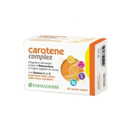 FARMADERBE Carotene Complex Antioxidant Supplement 40 Capsules