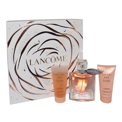 Lancome La Vie Est Belle Eau De Parfum Set 50ml Shower Gel 50ml Body Lotion 50ml