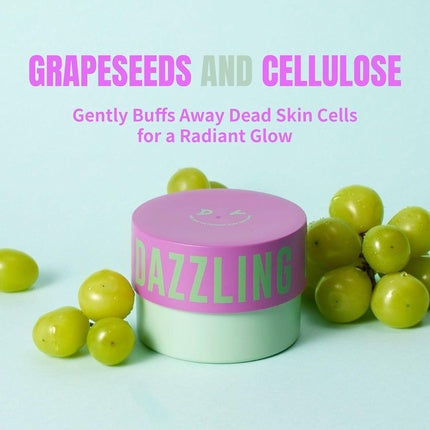 Dear Doer Dazzling Body Scrub Radiant Gentle Exfoliator with Grape Seed