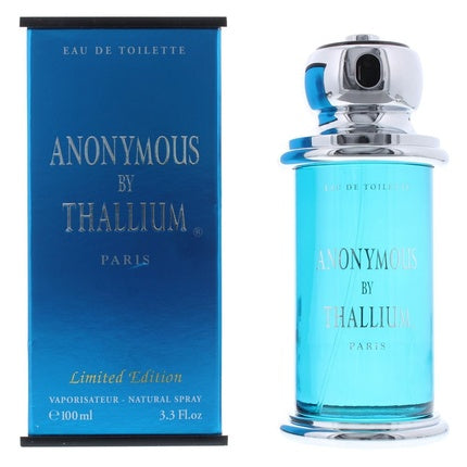 Yves De Sistelle Thallium Anonymous Eau De Toilette 100ml Men Spray