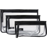 Mac Clear Plastic Rectangular Storage Bags with Zipper