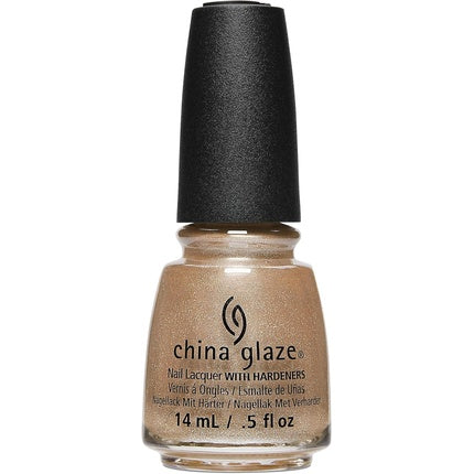 China Glaze Nail Lacquer with Hardeners 14ml Girl On The Glo