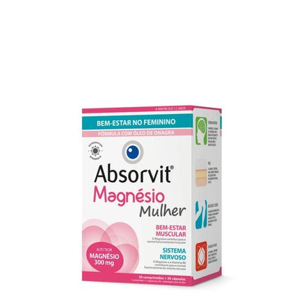 Absorvit Magnesium Woman 30 Tablets + 30 Capsules