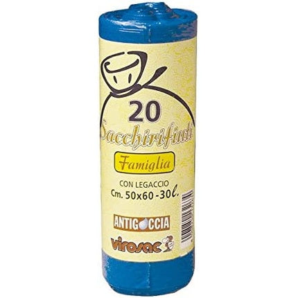 Virosac Family Blue Bags - Pack of 20