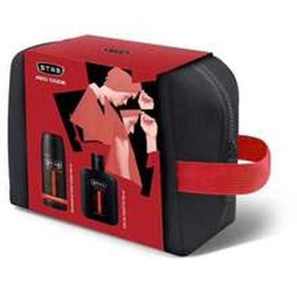 Str8 Red Code Gift Set - Eau De Toilette 100 Ml, Deodorant Spray 150 Ml, And Cosmetic Bag