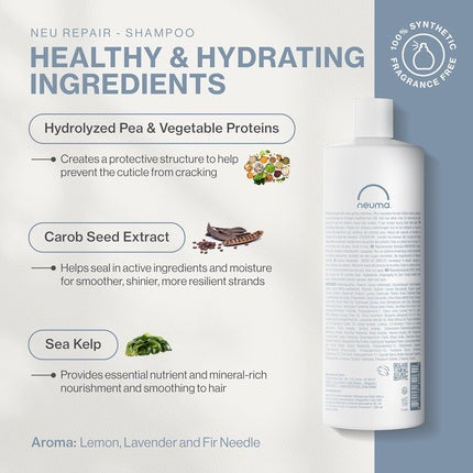 Neuma Neu Repair Shampoo - Revitalizes and Strengthens Damaged Hair
