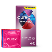 Durex Surprise Mix Condoms Variety Pack 40 Condoms