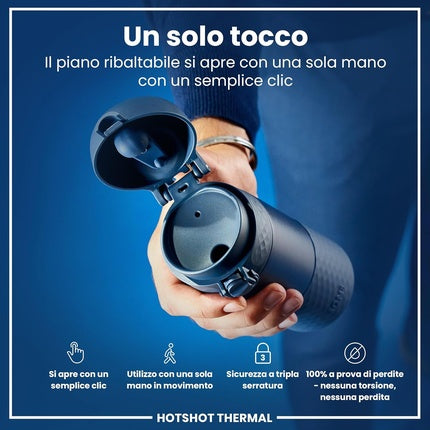 Ion8 Thermal Travel Mug Leak Proof Safe Lock Dishwasher Safe