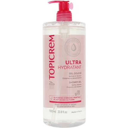 Topicrem Ultramoisturizing Shower Gel For Sensitive And Dry Skin 1000ml