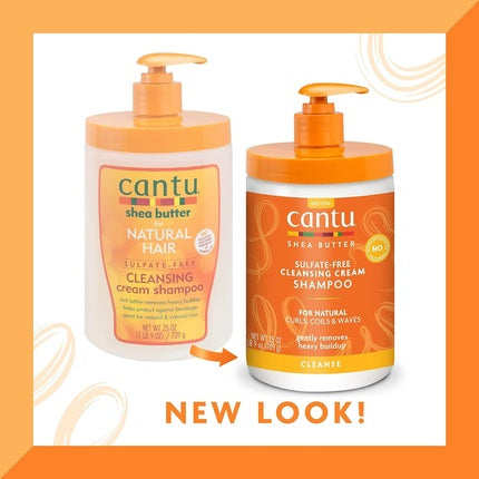 Cantu Cleansing Cream Shampoo 709g Salon Size Unscented