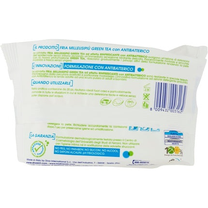Milleusi Refreshing and Cleansing Wipes for Adults and Children 20 Wipes