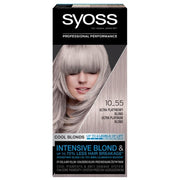 Syoss Permanent Coloration Hair Dye 10-55 Ultra Platinum Blonde