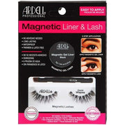 ARDELL Professional Magnetic Demi Wispies Real Hair False Eyelashes with Gel Eyeliner - Reusable Cat Eye Lashes