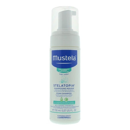 Mustela Stelatopia Foam Shampoo 150ml Soothing Shampoo For Children With Extremely Dry And Atopic Skin