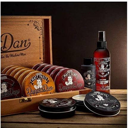Dapper Dan Deluxe Pomade Mens Hair Styling Product Medium Hold Medium Shine Fresh Citrus Vanilla Fragrance 1.7 fl oz
