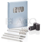 Kit of Tips for Mill 3000 Micromotor Cutter with 3 Tips, 2 Mandrels, and 3 Rings