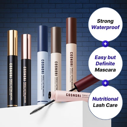 Cosnori Perfect Setting Waterproof Mascara Long & Curl - Lengthening Fiber
