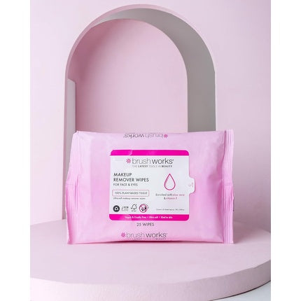 Brushworks Makeup Remover Wipes 25 Sheets