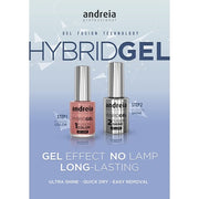 Andreia Professional Hybrid Gel Nail Polish Fusion Color H59 Yellow - 2 Steps No Lamp Required Long Lasting Easy Removal