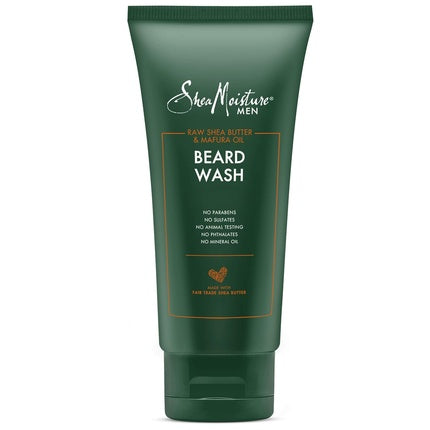 Shea Moisture Men's Beard Wash with Premium Ingredients Maracuja Oil and Shea Butter 170ml 6 Ounces