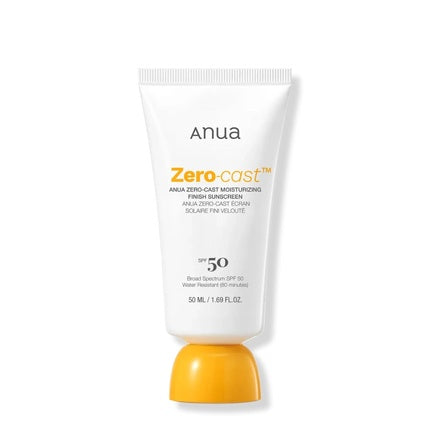 Anua Zerocast Moisturizing Finish Sunscreen Spf 50
