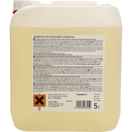 Quimifloc Ps Flocculant Liquid For Swimming Pools 5 L