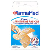 Burn and Abrasion Plasters 12 Pcs Medium