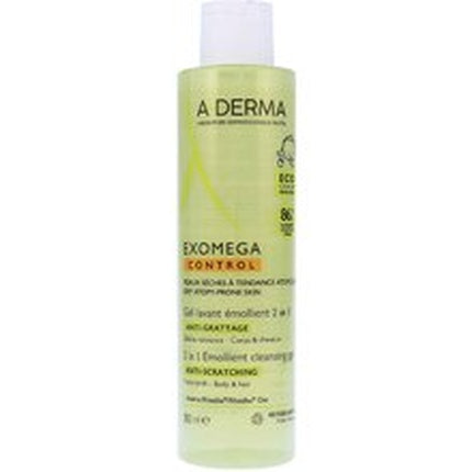 Aderma Exomega Control Moisturizing Cleansing Gel 2 In 1 For Body And Hair 200ml