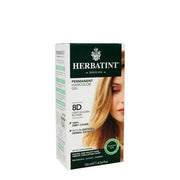 Herbatint Permanent Hair Color D8 Light Golden Blonde 150ml