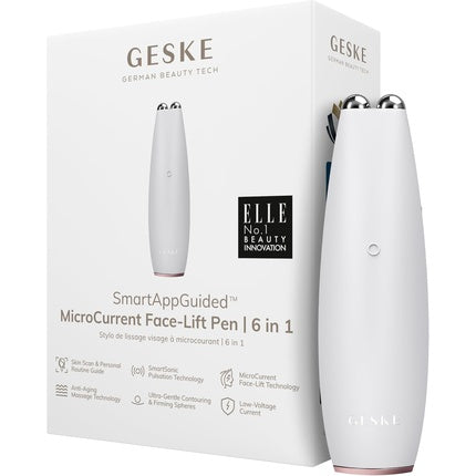 Geske Smartappguided Microcurrent Face Lift Pen 6 in 1 Anti-Aging Device